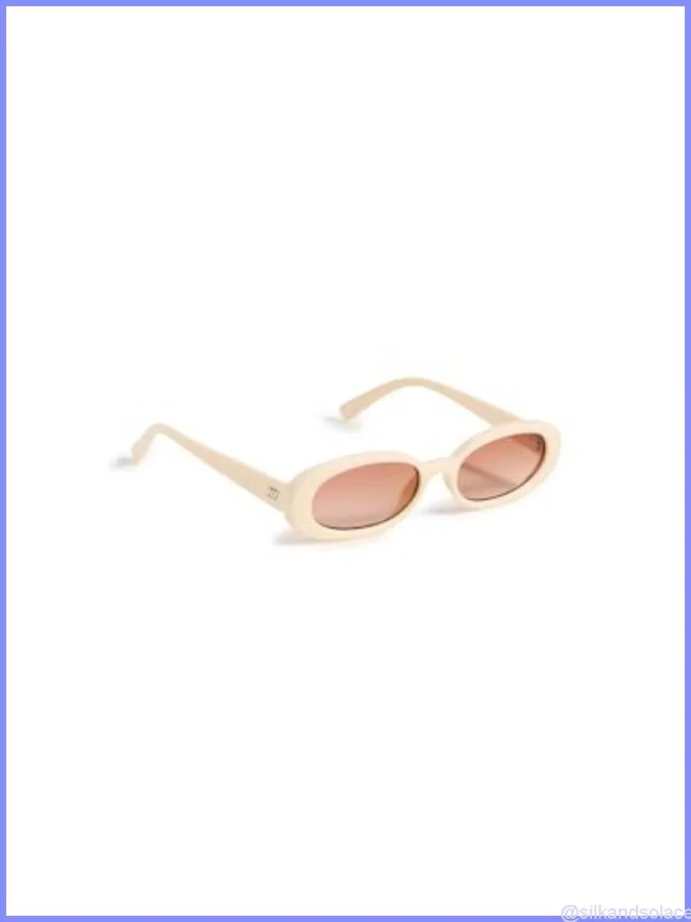 Oval Full Frame Sunglasses with Scratch Resistant UV Protection Lenses